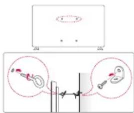 LG 32LM630BPSB - Sujeción del televisor a la pared - 1