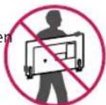 LG 32LJ600B - Lifting and Moving the TV - 1