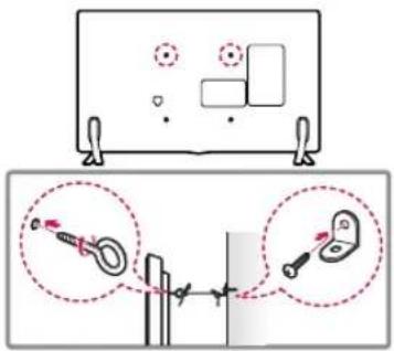 LG 32LJ600B - Securing the TV to a Wall (optional) - 1