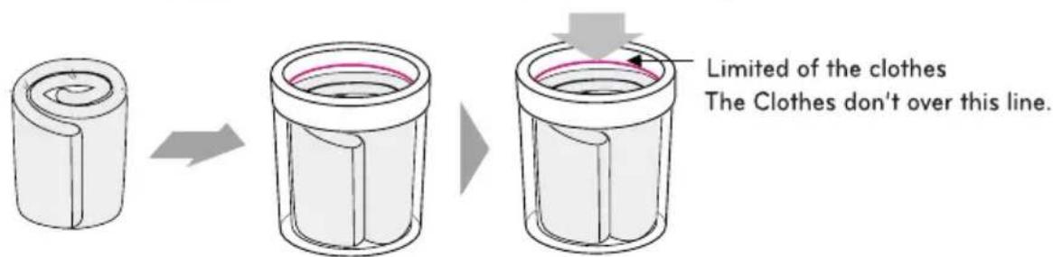 LG WTL-15KG - The blanket and Large size cloth washing method - 4