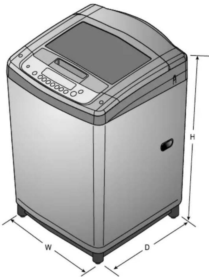 LG WTL-12KG - pecification - 1