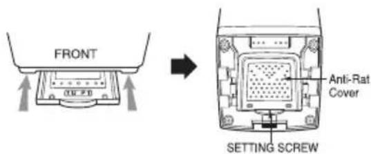 LG WTL-12KG - Leveling the machine - 2