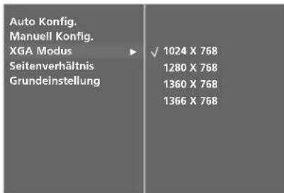 LG 477500 - Auswahl des modus wide XGA - 3