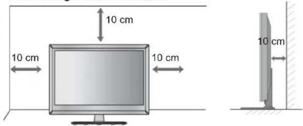LG 46LD565 - AUFSTELLEN MIT EINEM TISCHSTANDFUSS - 1