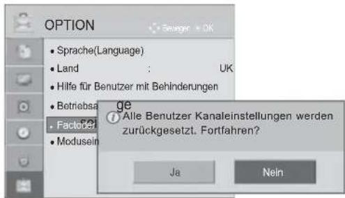 LG 46LD565 - ZURÜCKSETZEN AUF WERKSEITIGE GRUNDEINSTELLUNG (INITIALISIEREN) - 3
