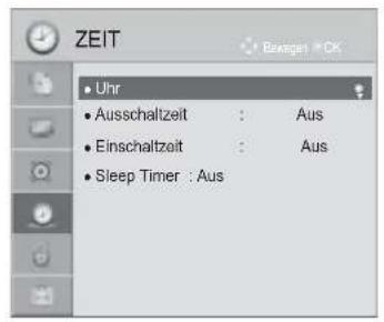 LG 46LD565 - EINSTELLUNG FÜR ZEIT - 1