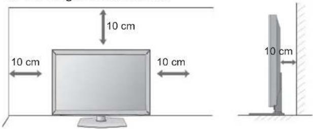 LG 46LD565 - AUFSTELLEN MIT EINEM TISCHSTANDFUSS - 1