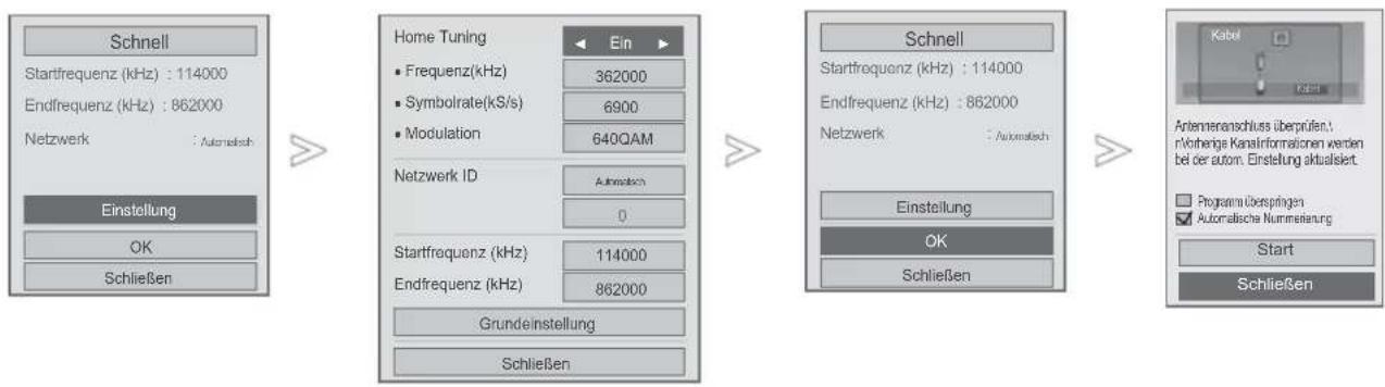 LG 46LD565 - ■ Bei Auswahl der Option Schnell - 1