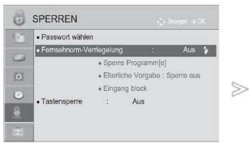 LG 46LD565 - KENNWORT- UND SPERRSYSTEM EINSTELLEN - 1
