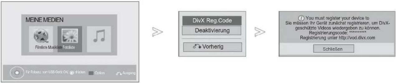 LG 46LD565 - DivX-REGISTRIERUNGSCODE - 1