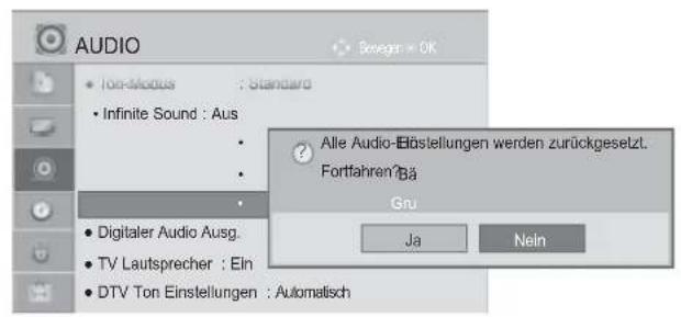 LG 46LD565 - TONEINSTELLUNGEN ZURÜCKSETZEN - 2