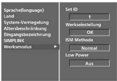 LG 42LT76 - Zurücksetzen auf werkseitige Grundeinstellung (Initialisieren) - 3