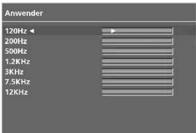 LG 42LT76 - TONEINSTELLUNG - OPTION „USER“ (BENUTZER) - 4