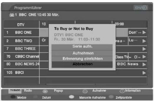 LG 42LT76 - Aufnahme-Einblendung - 1