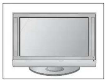 LG 42LT76 - Aufstellen mit einem Tischstandfuß - 1