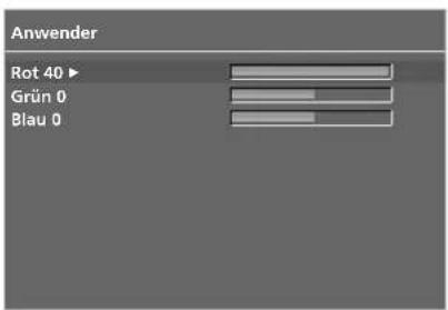 LG 42LT76 - Farbton - Option „User“ (Benutzer) - 4