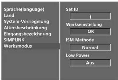 LG 42LT76 - Zurücksetzen auf werkseitige Grundeinstellung (Initialisieren) - 4