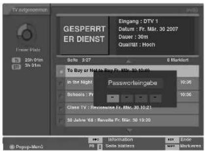 LG 42LT76 - Tastenfunktionen im manuellen Aufnahmemodus - 4