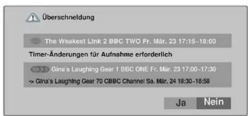 LG 42LT76 - Einblendung bei Überschneidung - 1
