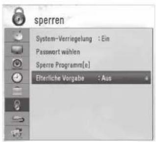 LG 42LD570 - KINDERSICHERUNG (NUR IM DIGITALMODUS) - 1