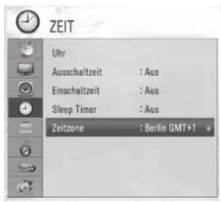 LG 42LD570 - EINSTELLEN DER ZEITZONE - 1