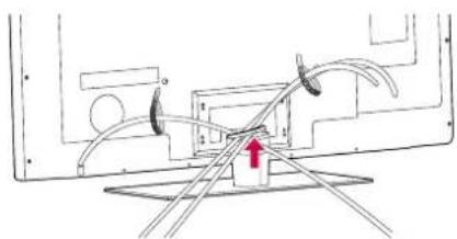 LG 47LV5700 - Tidying cables - 3