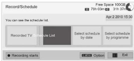 LG 47LV5700 - Schedule List - 1