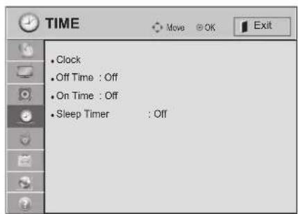 LG 47LV5700 - TIME Settings - 1