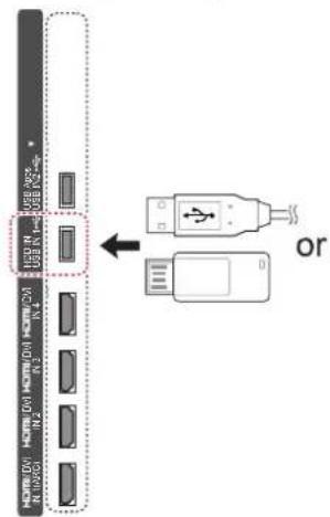 LG 47LV5700 - Connecting USB storage devices - 1