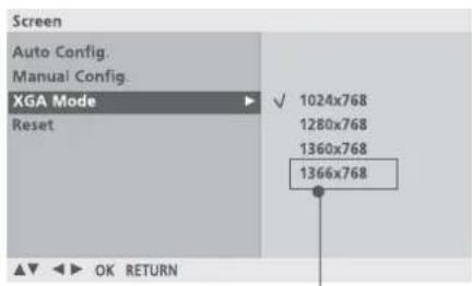 LG 3753FR - การเลือก VGA/XGA (ยกเว้น 42PG1\*\*\*,42PG2\*\*\*) - 3