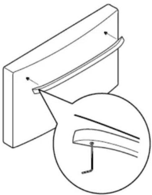 LG GF22WGS - Sustitución de la manija del cajón del congelador - 1