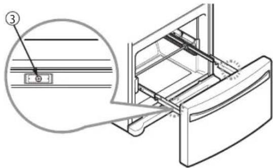 LG GF22WGS - CÓMO INSTALAR EL CAJÓN DEL CONGELADOR - 3