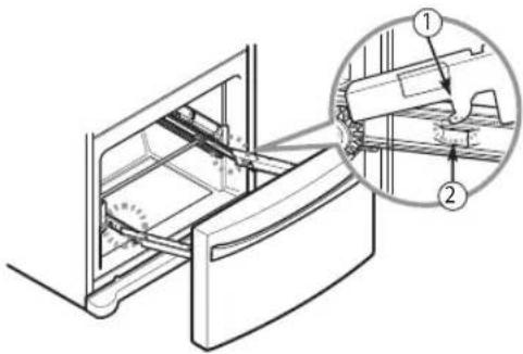 LG GF22WGS - CÓMO INSTALAR EL CAJÓN DEL CONGELADOR - 2