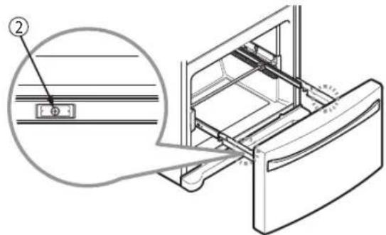 LG GF22WGS - CÓMO DESMONTAR EL CAJÓN DEL CONGELADOR - 3