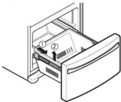 LG GF22WGS - EXTRACCIÓN Y COLOCACIÓN DEL DURABASE - 1