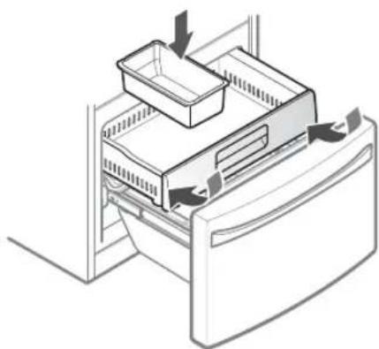 LG GF22WGS - CÓMO INSTALAR EL CAJÓN DEL CONGELADOR - 5