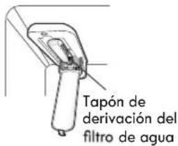 Tapón de derivación del filtro de agua
