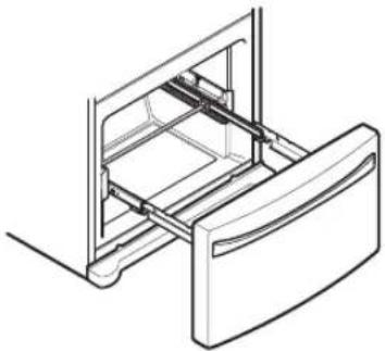 LG GF22WGS - CÓMO DESMONTAR EL CAJÓN DEL CONGELADOR - 4
