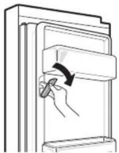 LG LM75SGS - Removing the Ice Storage Bin - 1