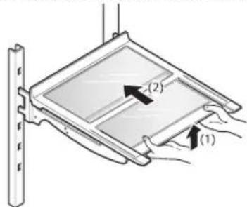 LG LM75SGS - Using the Folding Shelf ( \* ) - 1