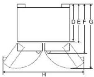 LG LM75SGS - Dimensions and Clearances - 2
