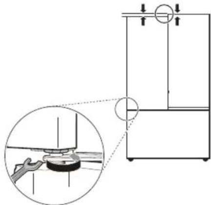 LG LM75SGS - Adjusting the Left Fridge Door - 1