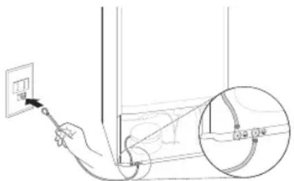 LG LM75SGS - Assemble (Install) the earth firmly (Applicable to some models only) - 1