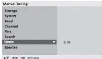 LG 4753FR - การตั้งชื่อช่อง - 3