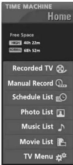 LG 4753FR - รายการเมนู Home - 2
