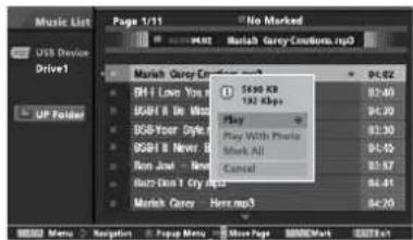 LG 4753FR - การเลือกเพลง และ เมนูชอย - 2