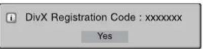 LG 4753FR - DIVX REGISTRATION CODE - 2