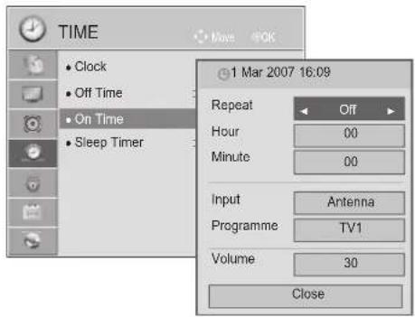 LG 42LD560 - AUTO ON/OFF TIME SETTING - 3