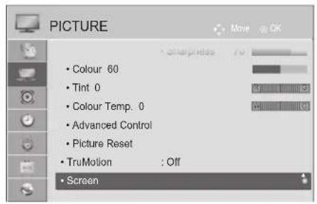 LG 42LD560 - Adjustment for screen Position, Size, Phase - 1