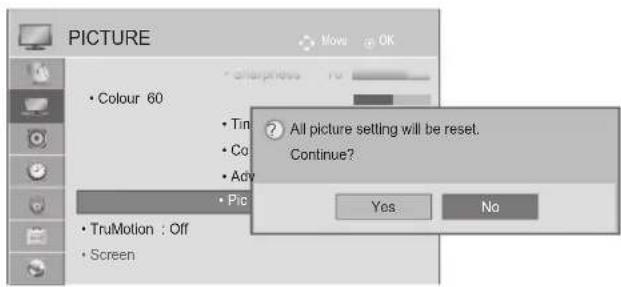 LG 42LD560 - PICTURE RESET - 2